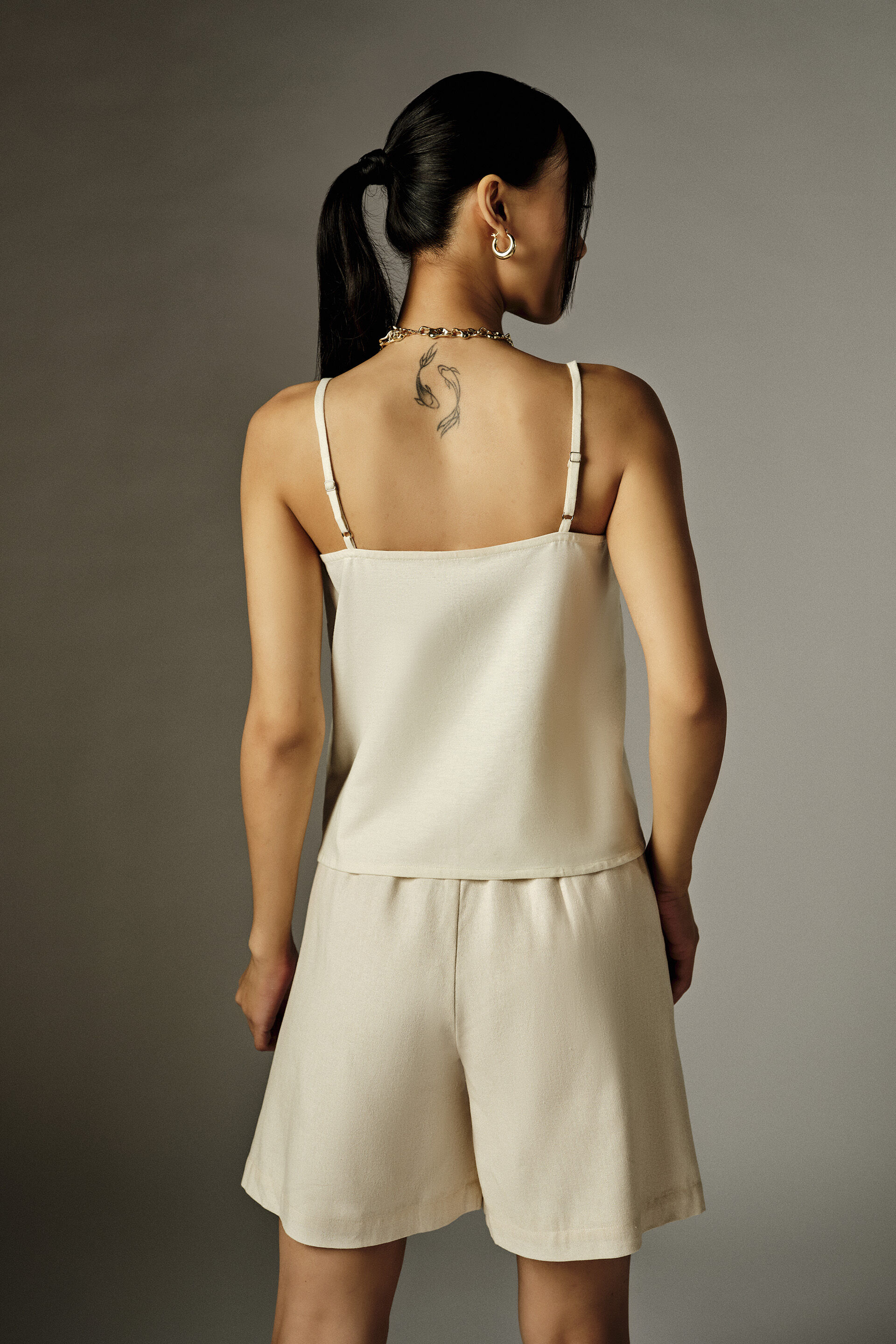 Fleur Off-White Applique Top, Off White, image 5